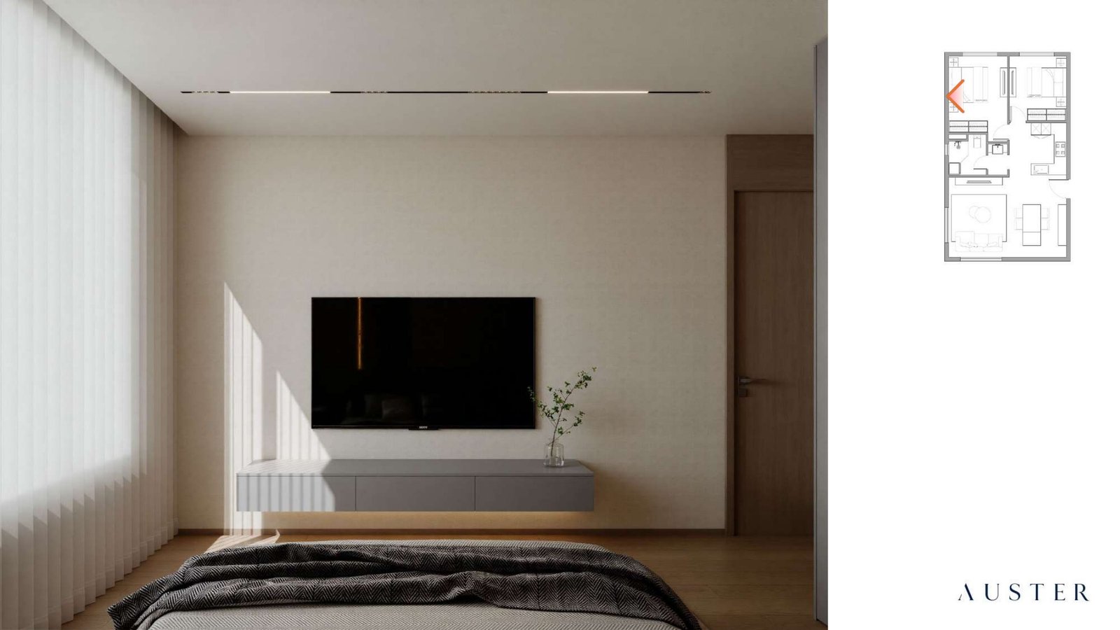 A3-3 — interiores — vivienda industrializada AUSTER, vista 3