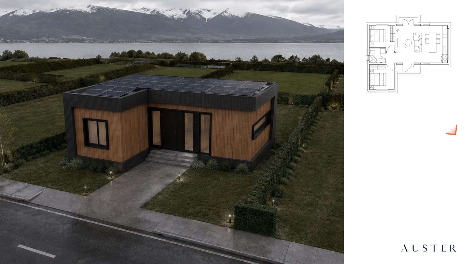 A1-2 — plantas — vivienda industrializada AUSTER, vista 2