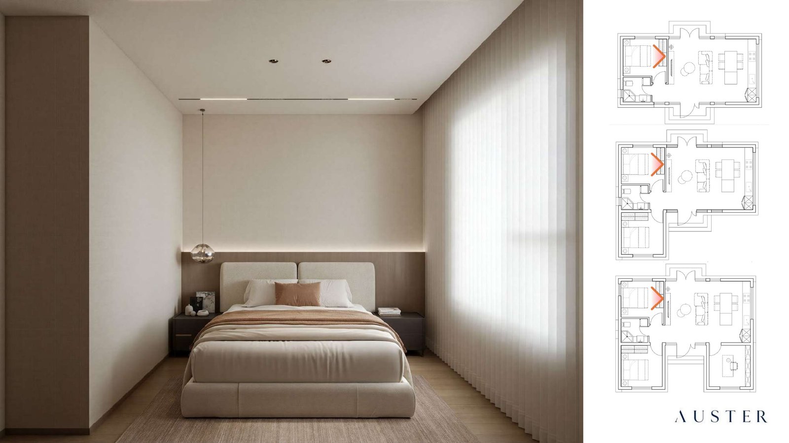 A1 — interiores — vivienda industrializada AUSTER, vista 3