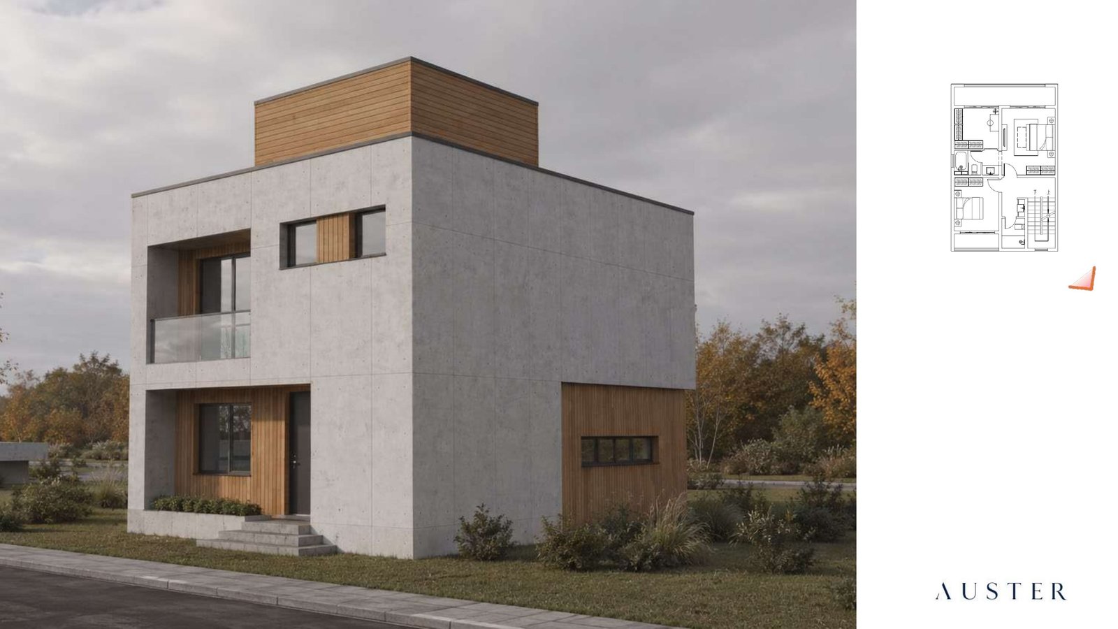 A2 — plantas — vivienda industrializada AUSTER, vista 2
