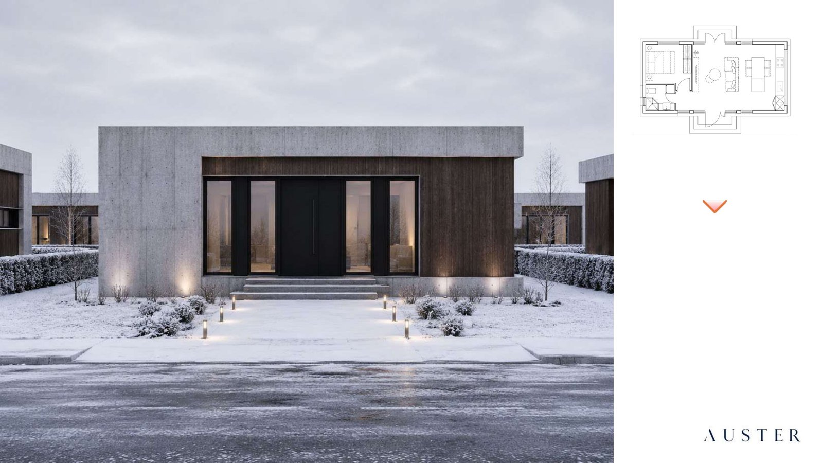 A1 — Línea compacta — vivienda industrializada AUSTER, vista 3