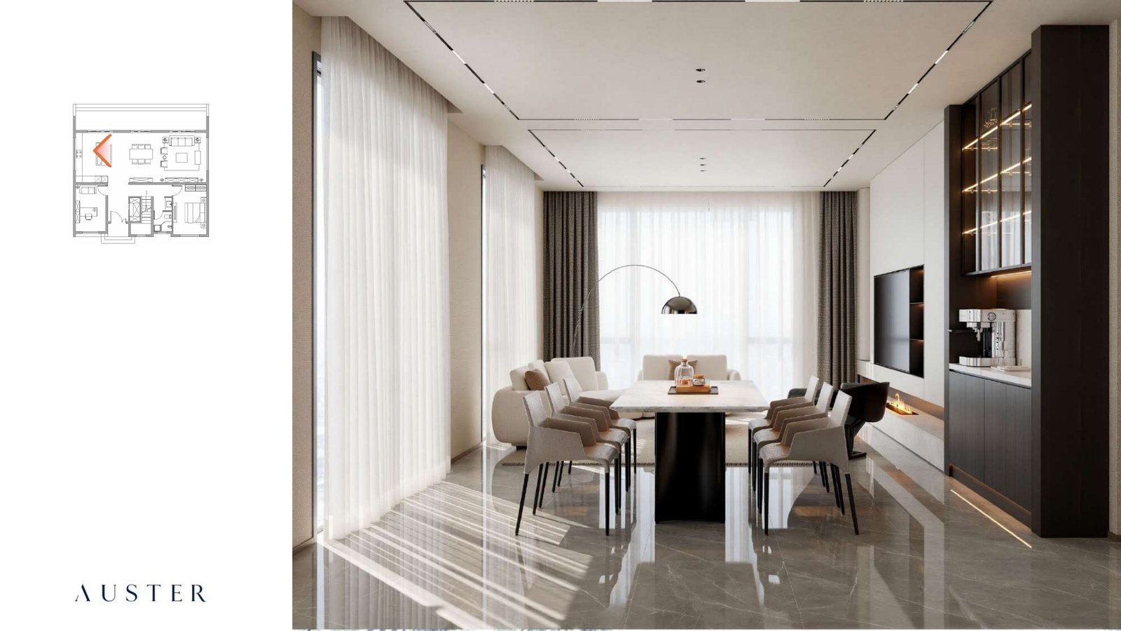 B2 — interiores — vivienda industrializada AUSTER, vista 2