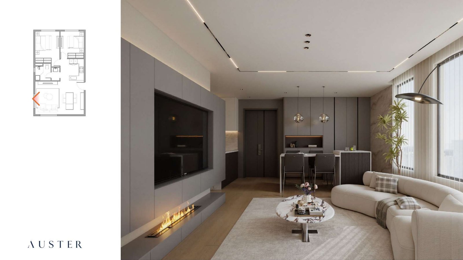 A3-1 — interiores — vivienda industrializada AUSTER, vista 2